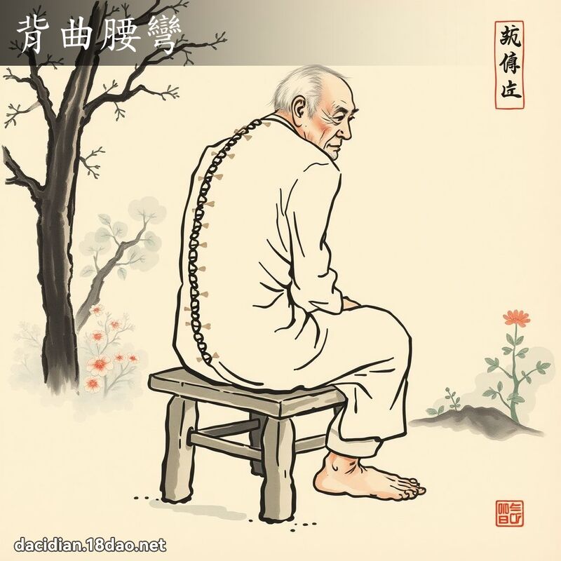背曲腰弯 配图