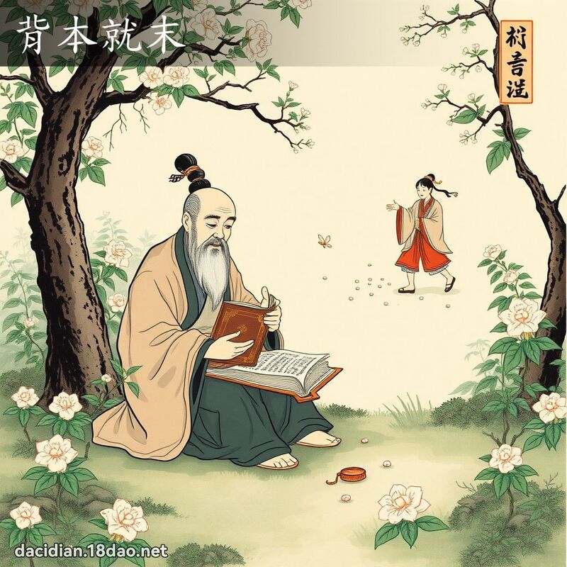 背本就末 配图