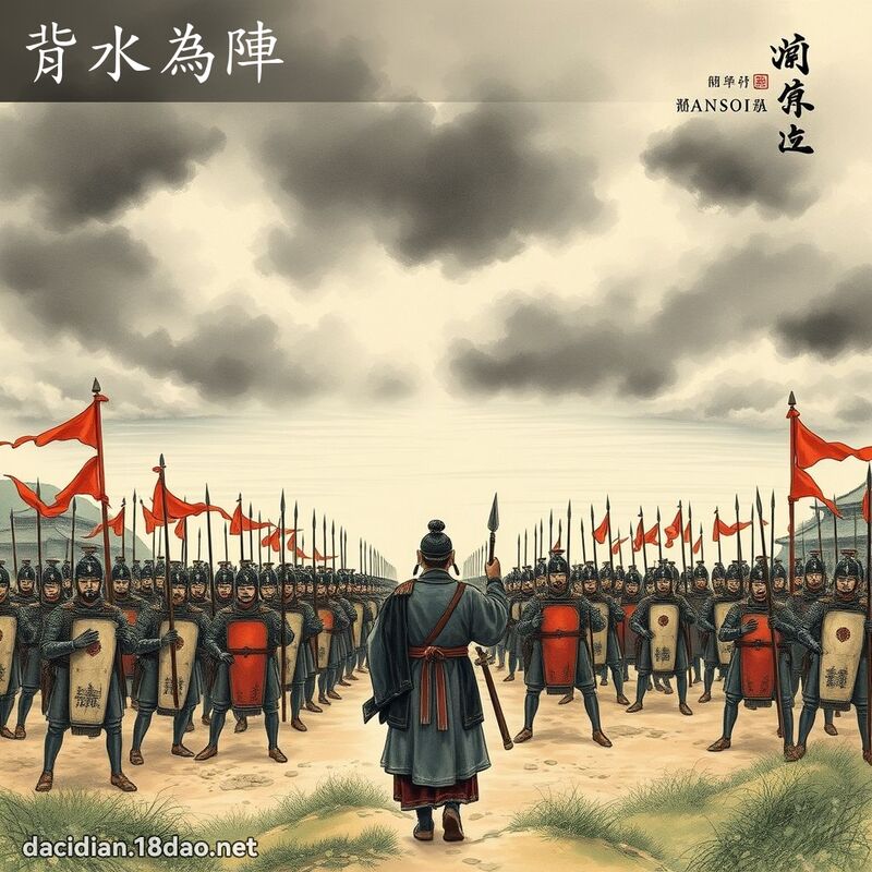 背水为阵 配图