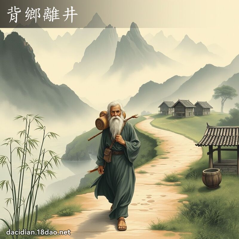 背乡离井 配图