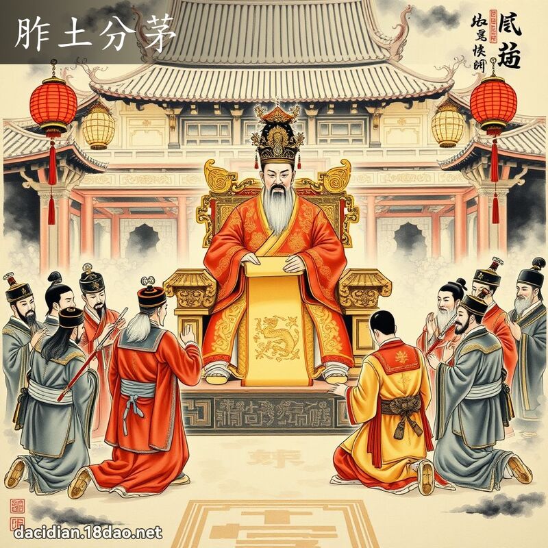 胙土分茅 配图