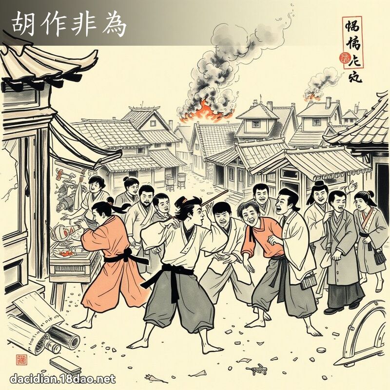 胡作非为 配图