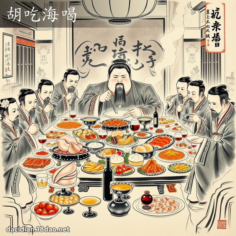 胡吃海喝 配图