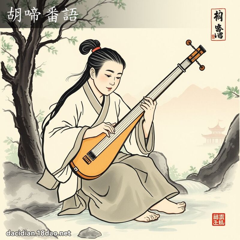 胡啼番语 配图