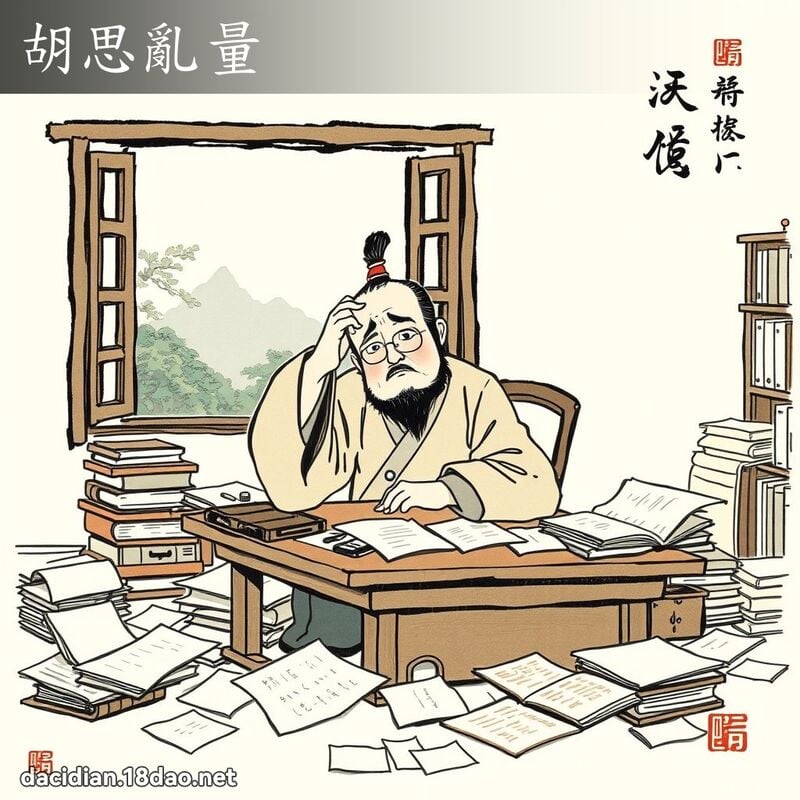 胡思乱量 配图