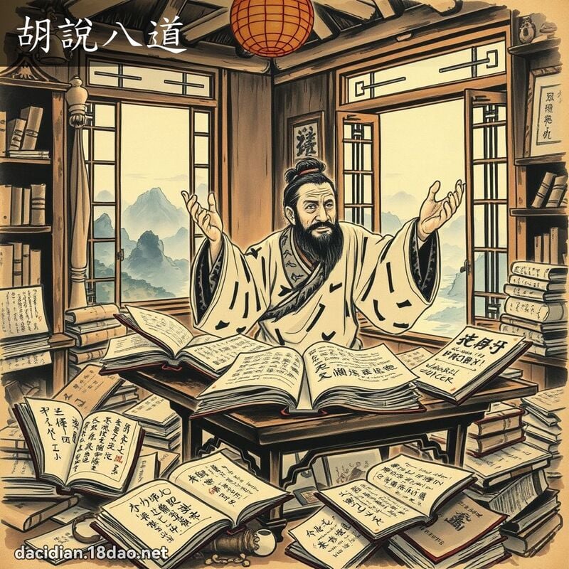 胡说八道 配图