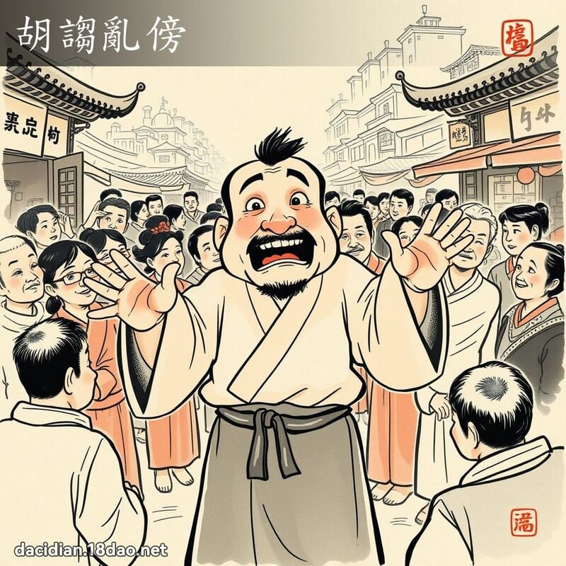 胡诌乱傍 配图