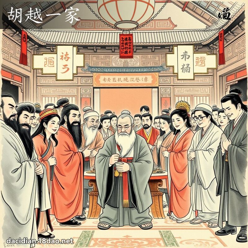 胡越一家 配图