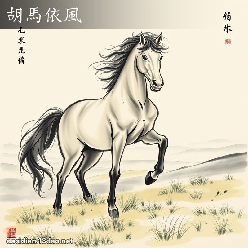 胡马依风 配图