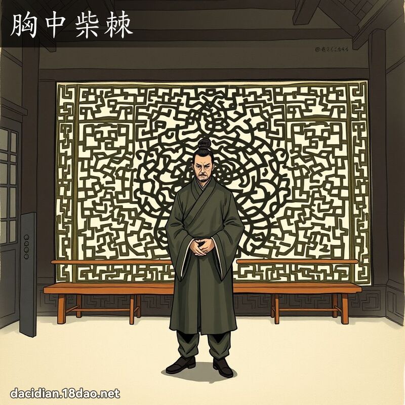 胸中柴棘 配图
