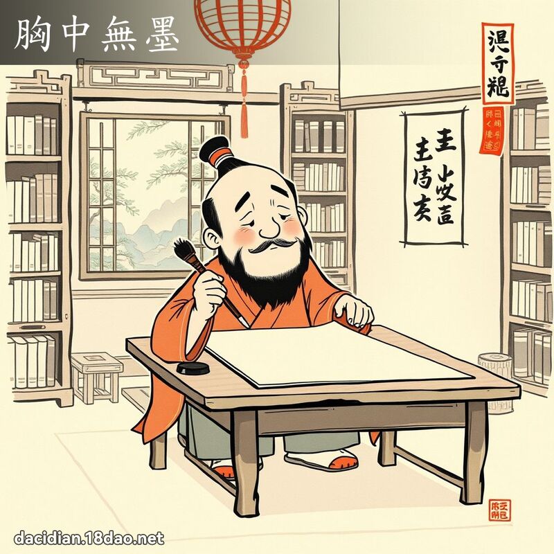 胸中无墨 配图