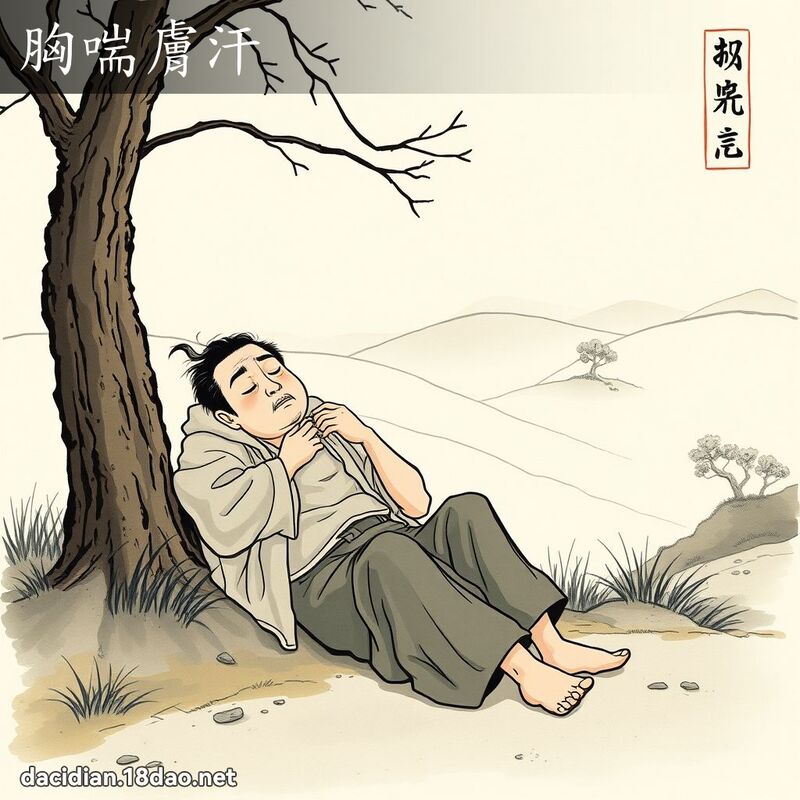 胸喘肤汗 配图