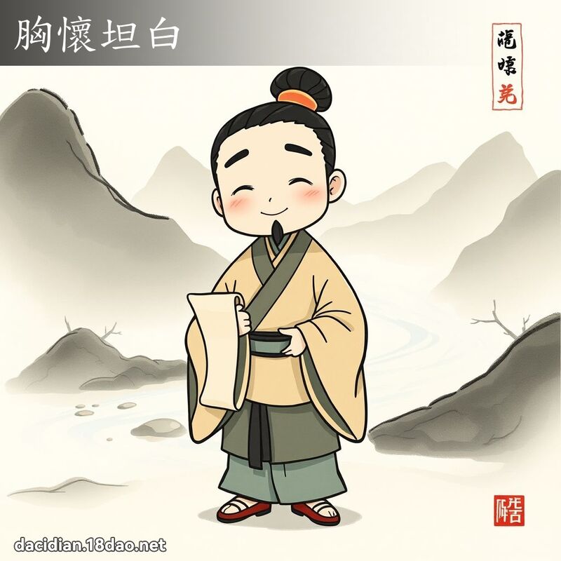 胸怀坦白 配图