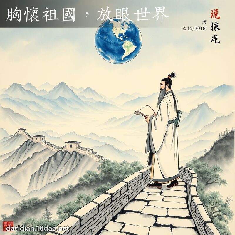 胸怀祖国,放眼世界 配图