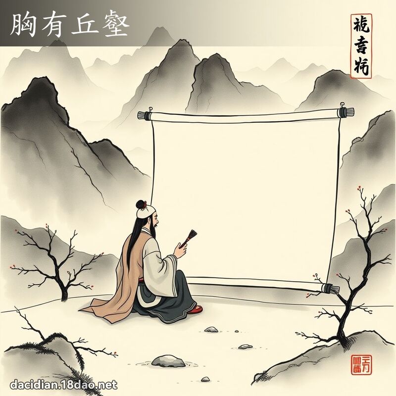 胸有丘壑 配图
