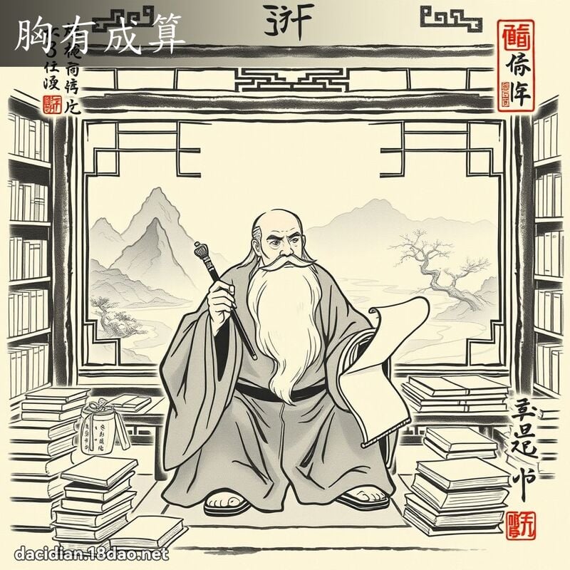 胸有成算 配图