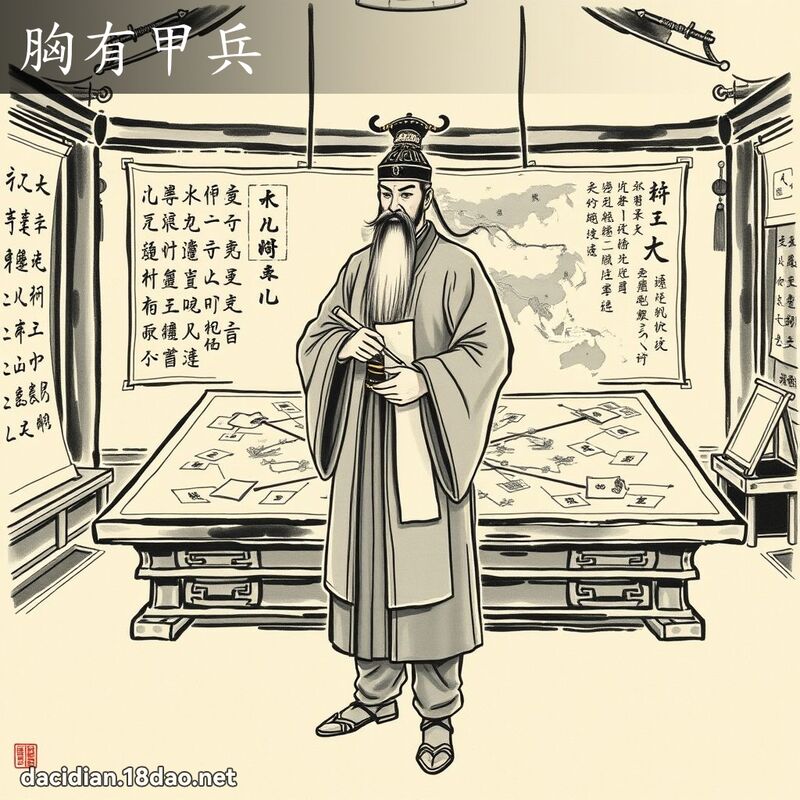胸有甲兵 配图