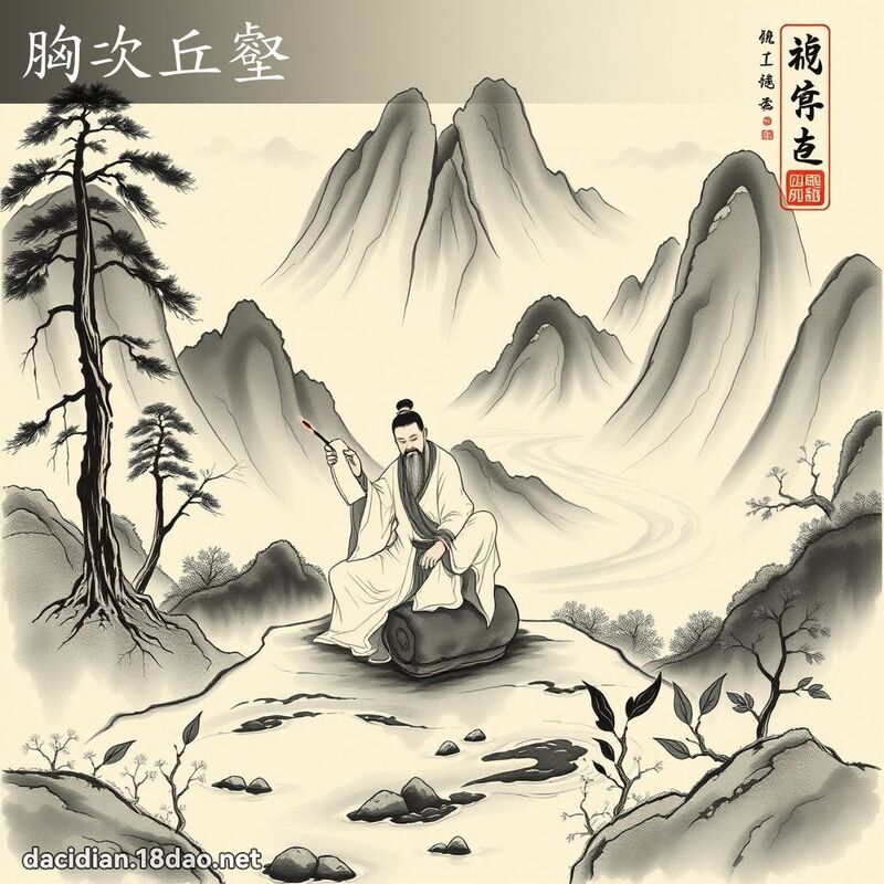 胸次丘壑 配图