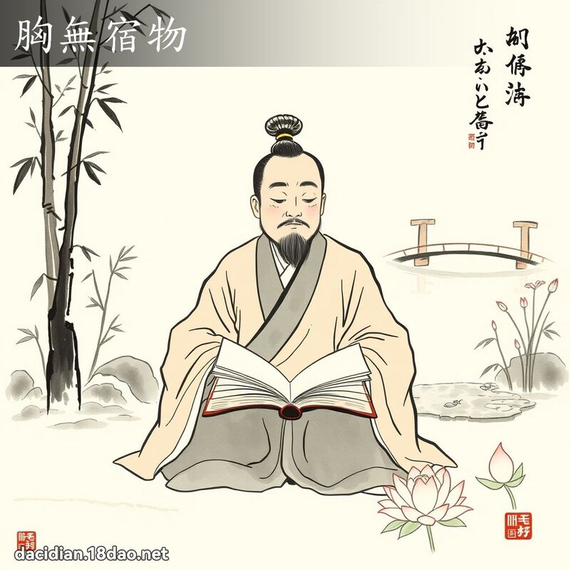 胸无宿物 配图