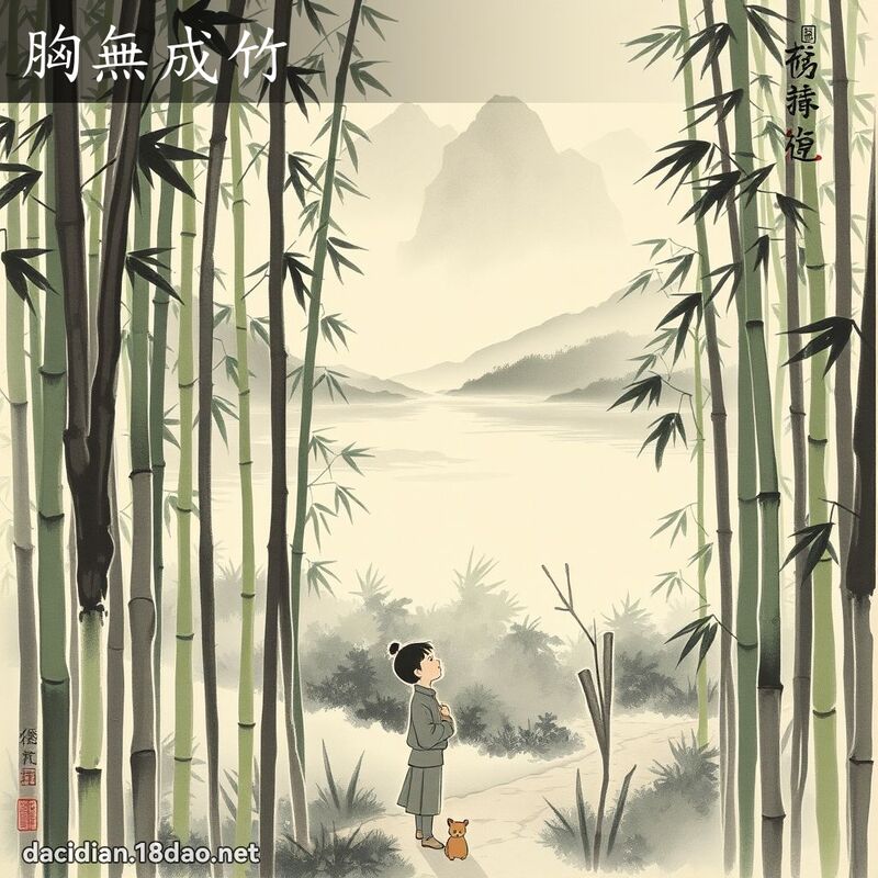 胸无成竹 配图