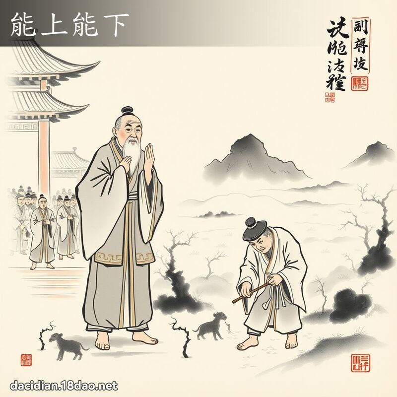 能上能下 配图
