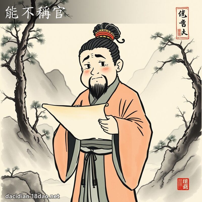 能不称官 配图