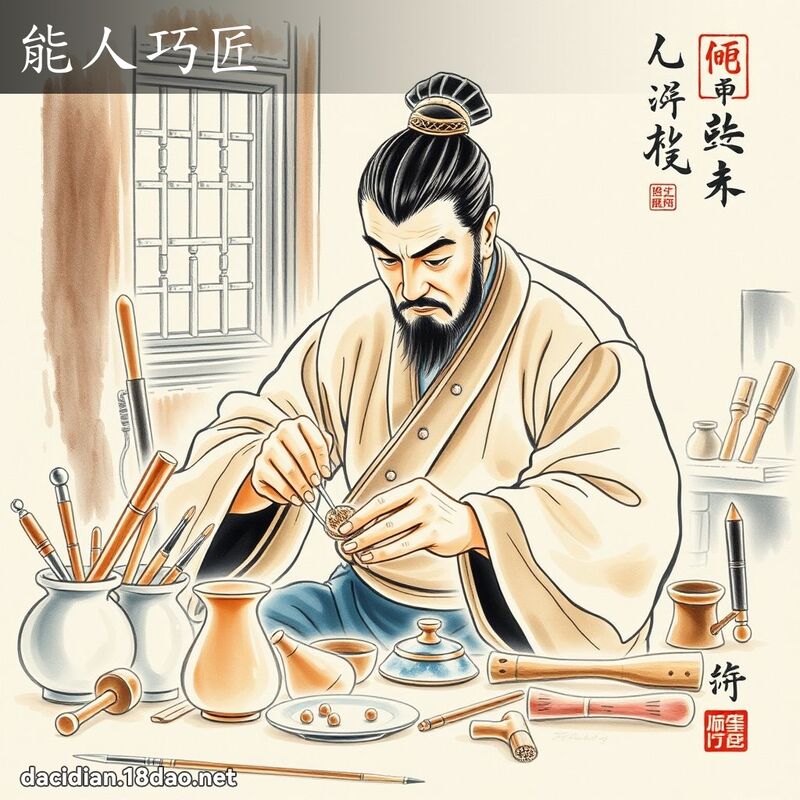 能人巧匠 配图