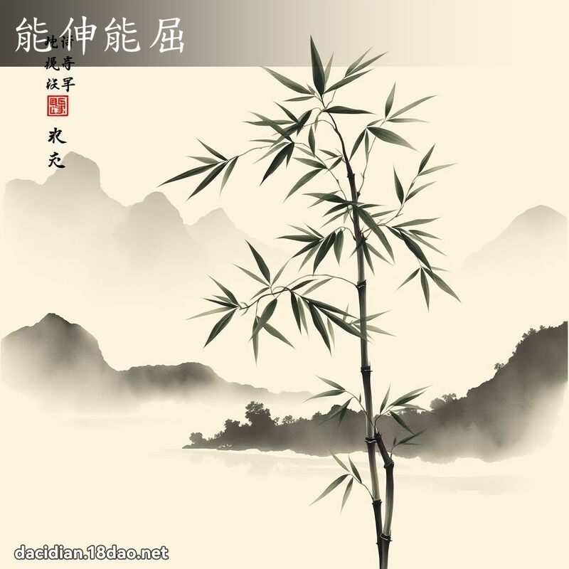 能伸能屈 配图