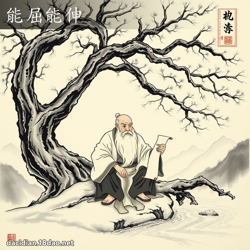 能屈能伸 配图