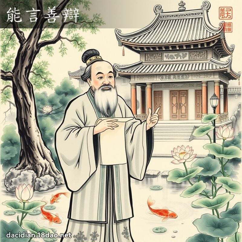 能言善辩 配图
