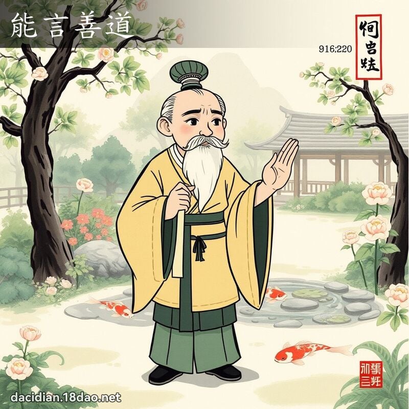 能言善道 配图