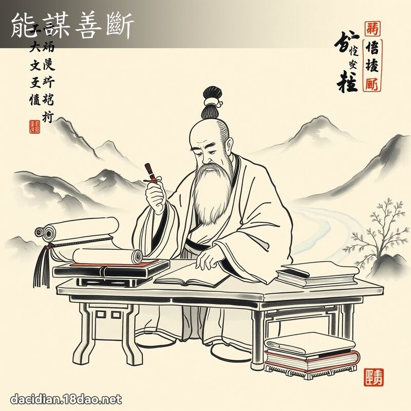 能谋善断 配图