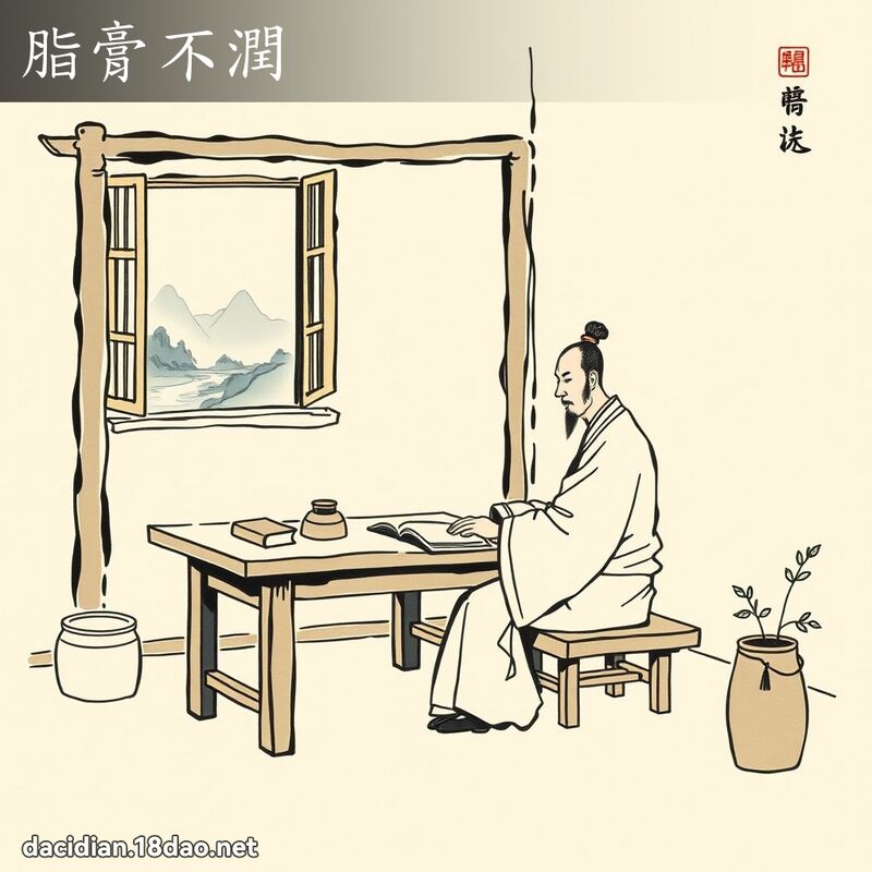 脂膏不润 配图