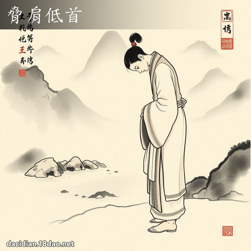 胁肩低首 配图