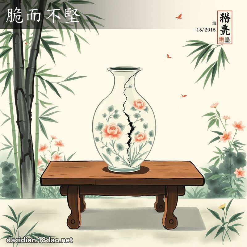 脆而不坚 配图
