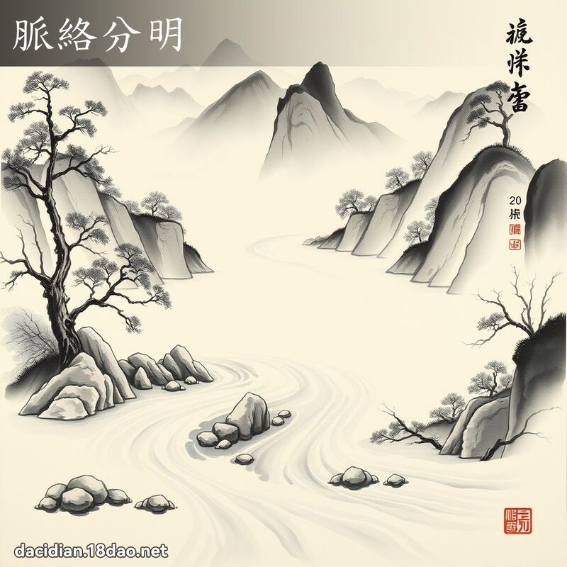 脉络分明 配图