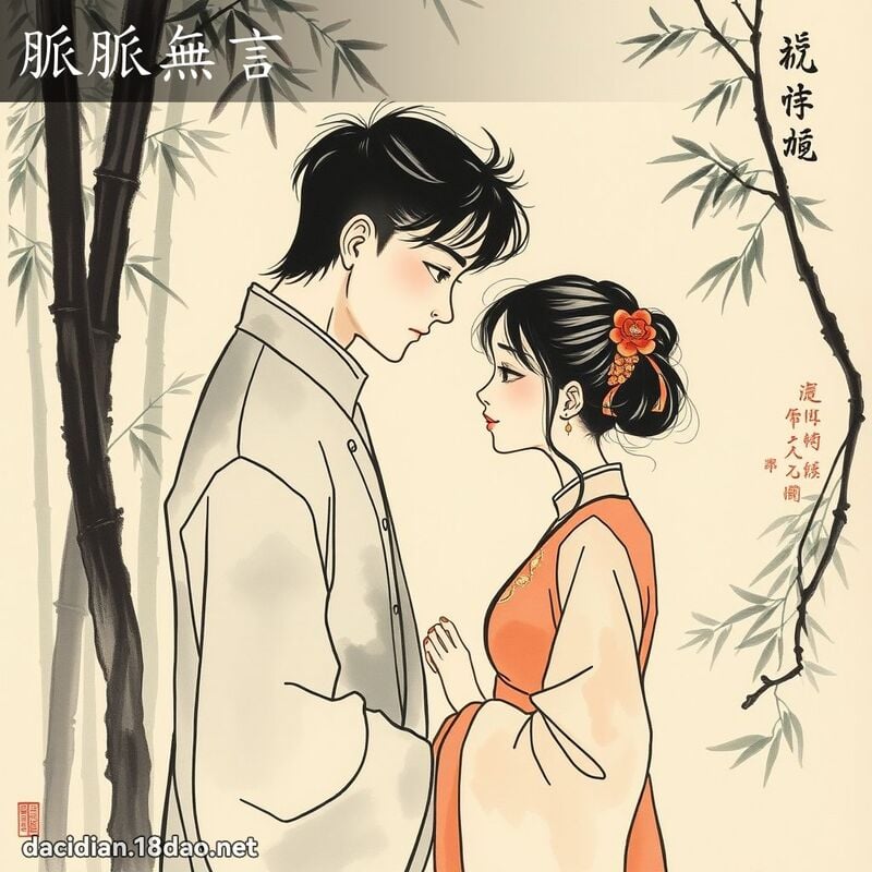 脉脉无言 配图
