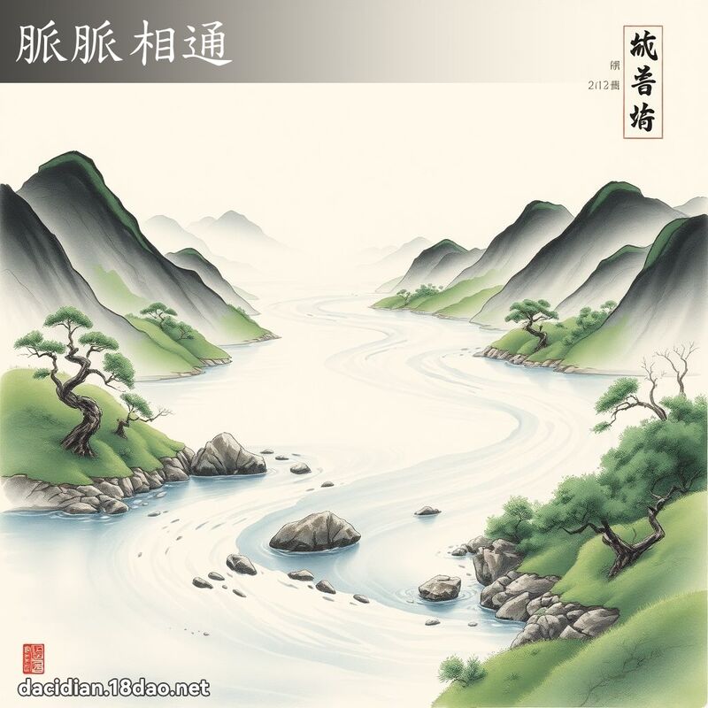 脉脉相通 配图
