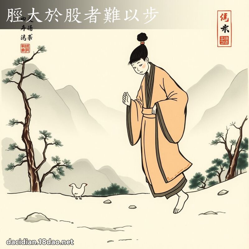 脛大於股者难以步 配图