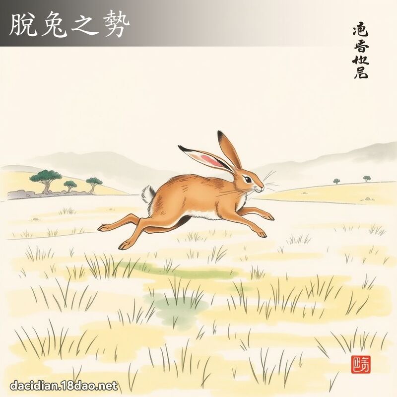 脱兔之势 配图