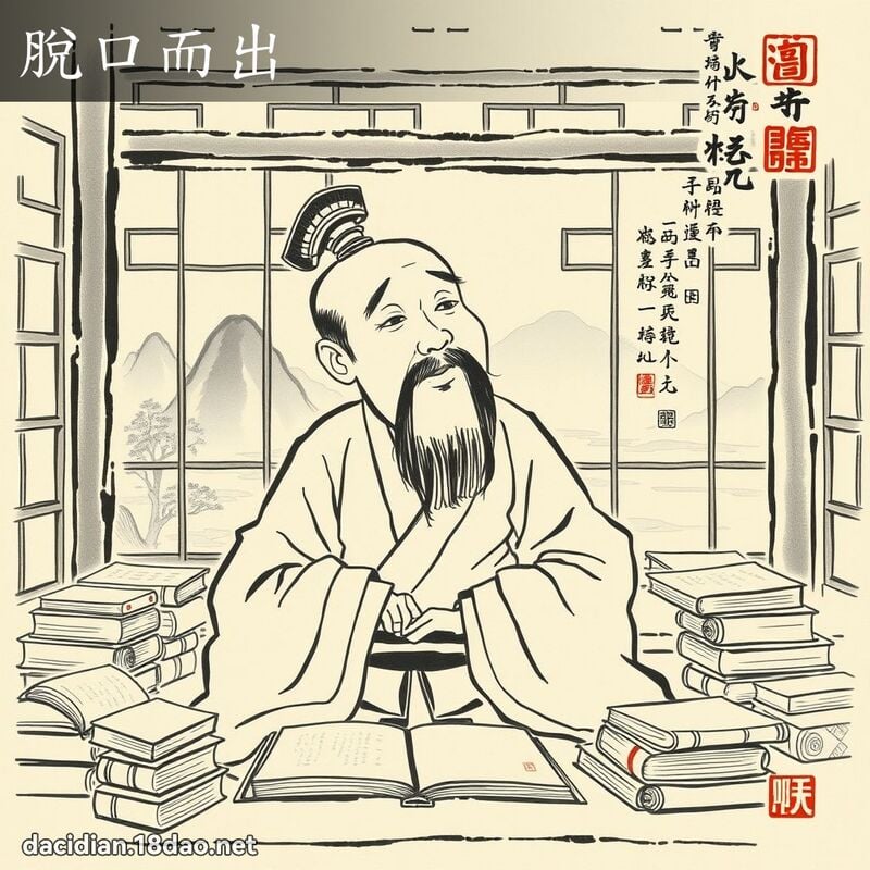 脱口而出 配图