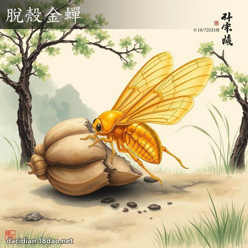 脱壳金蝉 配图