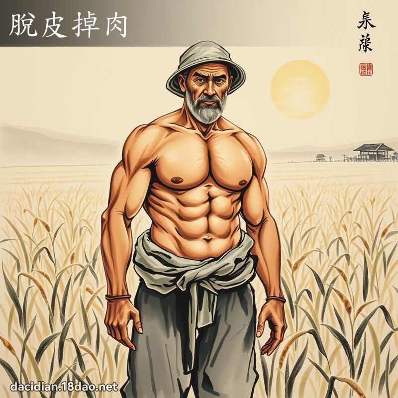 脱皮掉肉 配图