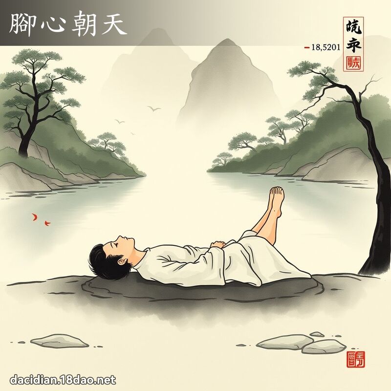 脚心朝天 配图