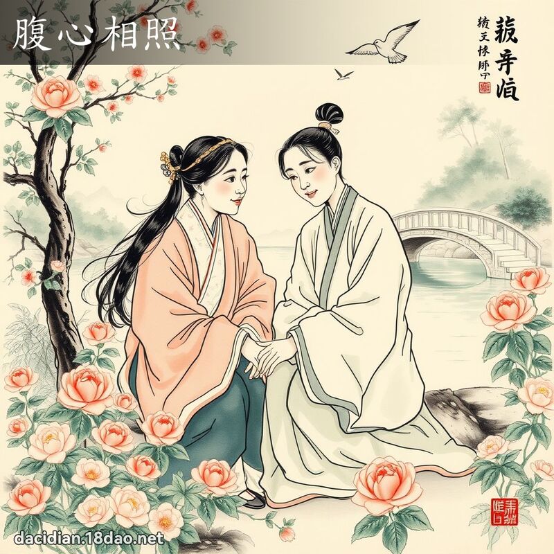 腹心相照 配图