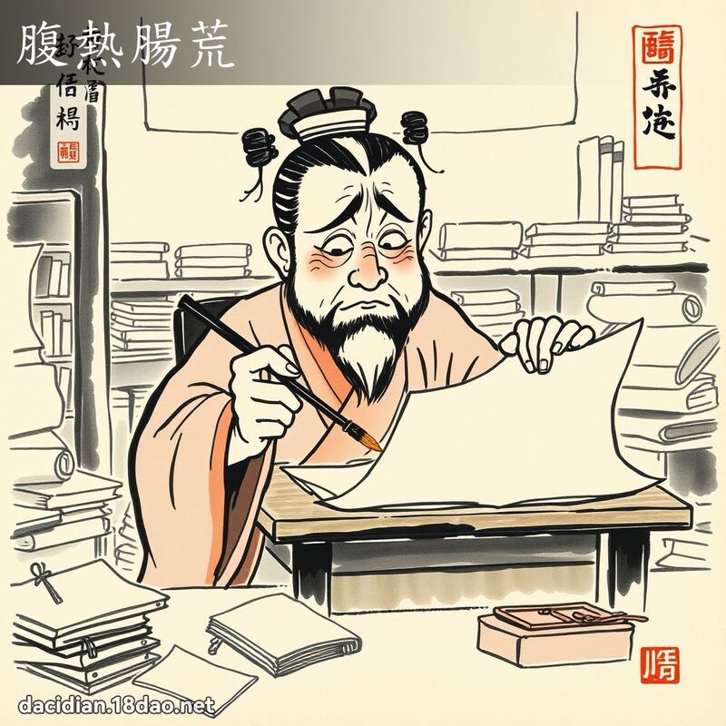 腹热肠荒 配图