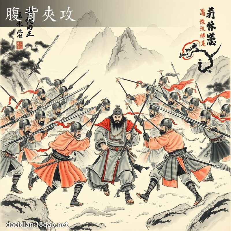 腹背夹攻 配图