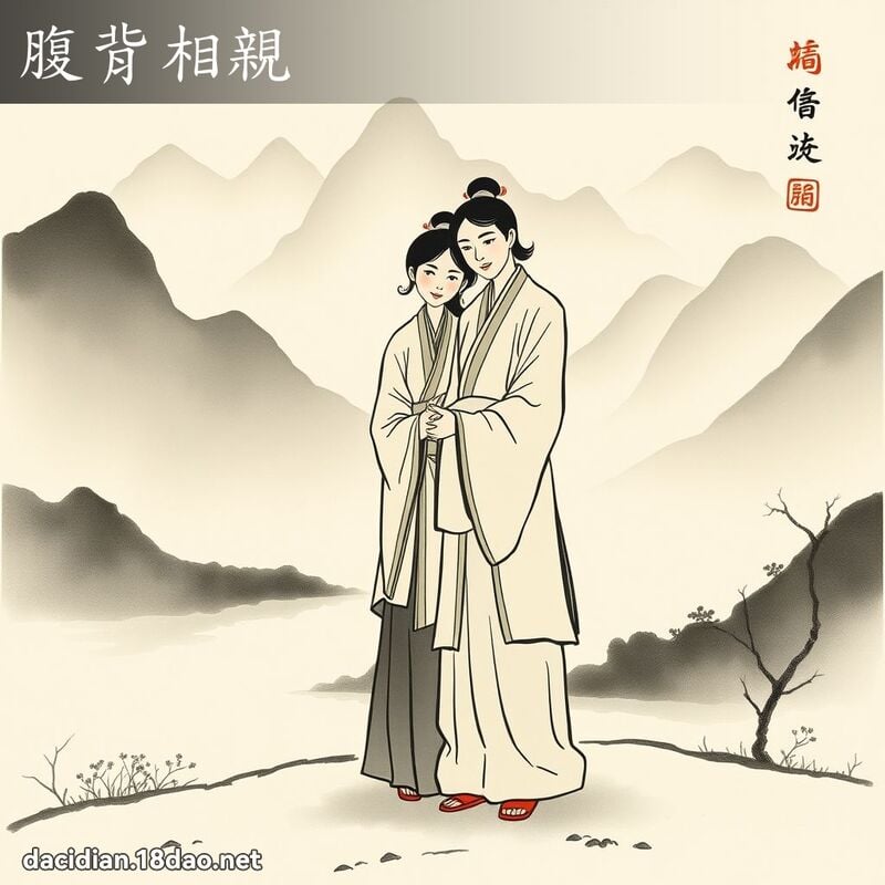 腹背相亲 配图