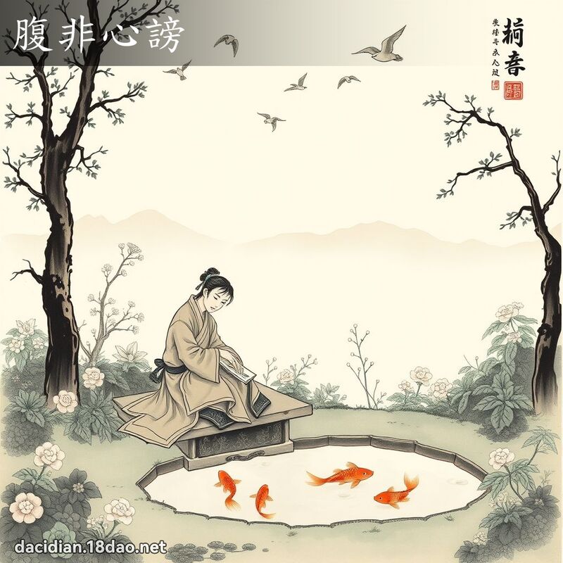 腹非心谤 配图