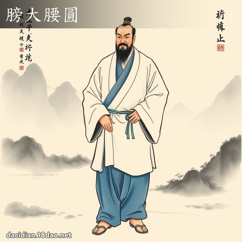 膀大腰圆 配图